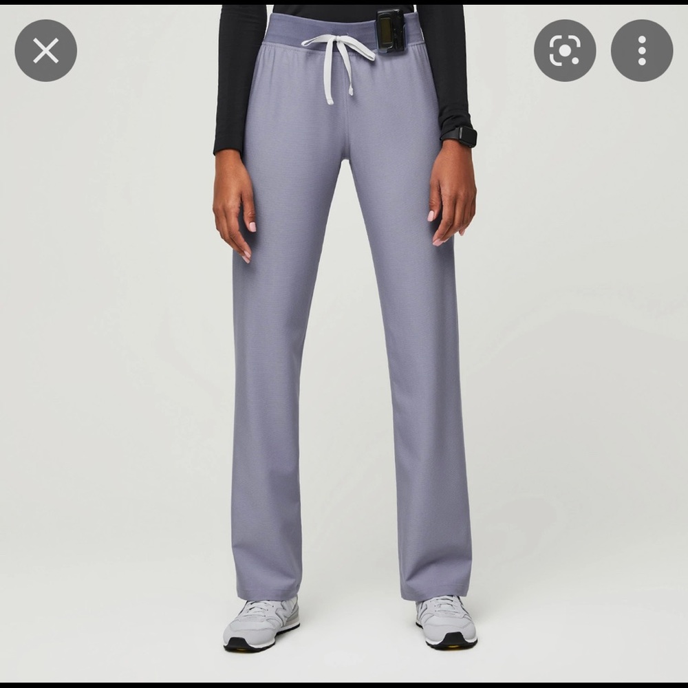 Limited edition Vapor Blue Livingston Figs Scrub Pant